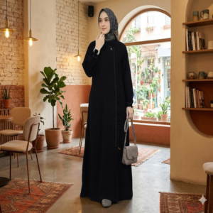 gamis-izma-jetblack-allsize